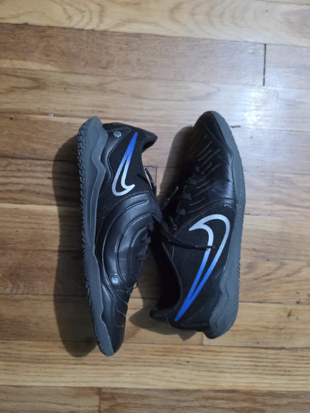 Black Boy's Soccer Nike Shoes